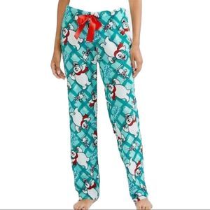 Official “Frosty the Snowman” Cozy Fleece PJ Pants Size XL (16-18)